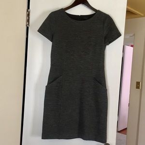 theory gray sheath dress